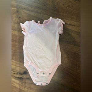 New 6 month spring summer onesies Hot pink Carter's Light Pink Ruffle onesie